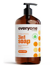 Load image into Gallery viewer, Everyone 3 in 1 Soap: Citrus + Mint - 946ml / 32 fl. oz.
