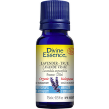 Load image into Gallery viewer, Divine Essence Lavender True Essential Oil (Provence-1200m)(Org) - 15ml
