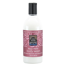 Load image into Gallery viewer, One With Nature Rose Petal Body Wash - 350ml
