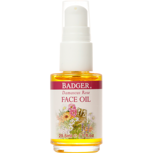 Badger Balms Rose Face Oil (Delicate Skin) - 29.5ml / 1 fl. oz.