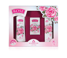 Load image into Gallery viewer, Bulgarian Rose - Rose Original Cosmetic Gift Set (Cleansing Milk / Perfume Roll-On / Hand Cream)
