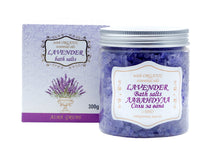 Load image into Gallery viewer, Bath Salts with Organic Lavender Essential Oil - 300 g
